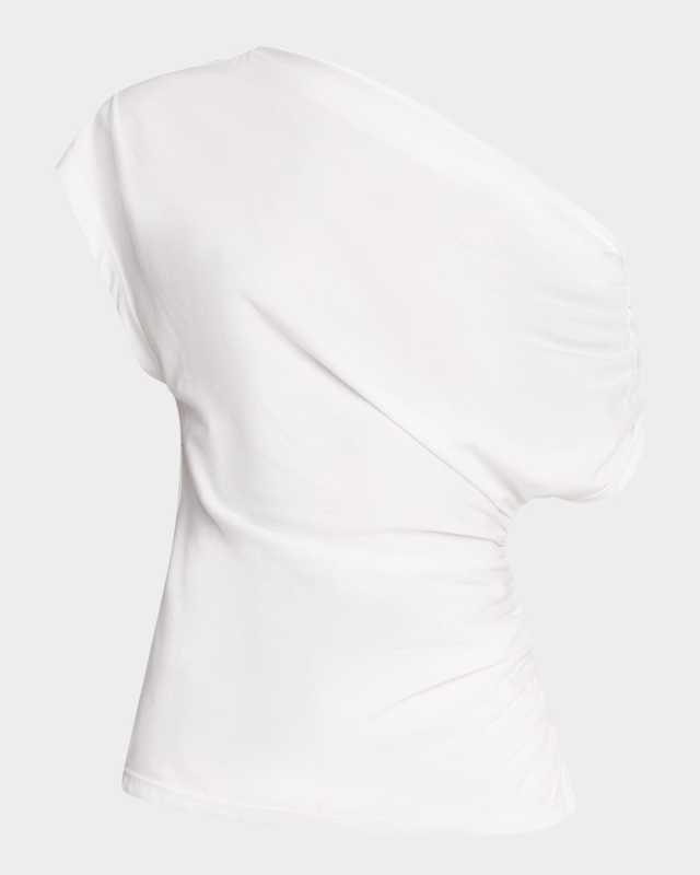 Alice Draped One-Shoulder T